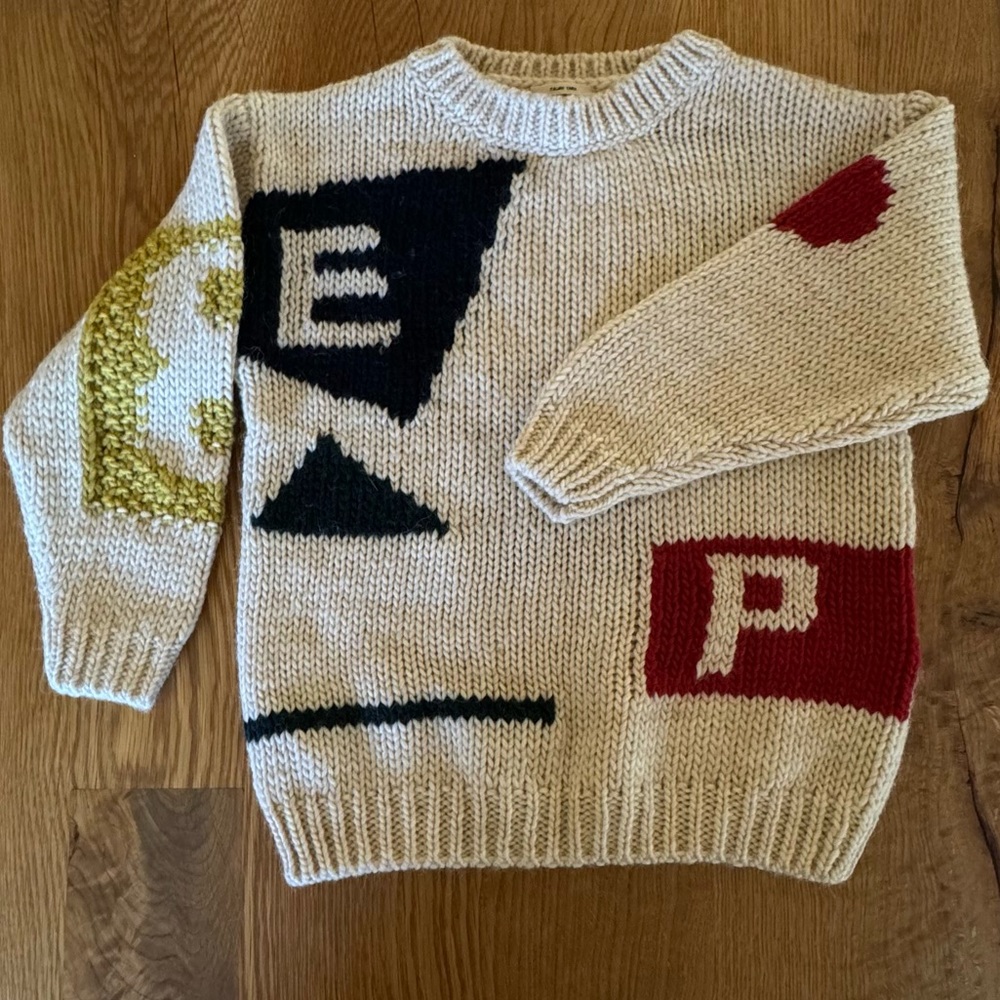 BELLEROSE kids Italian yarn knit sweater. Size 8. New with no tags. Never worn.